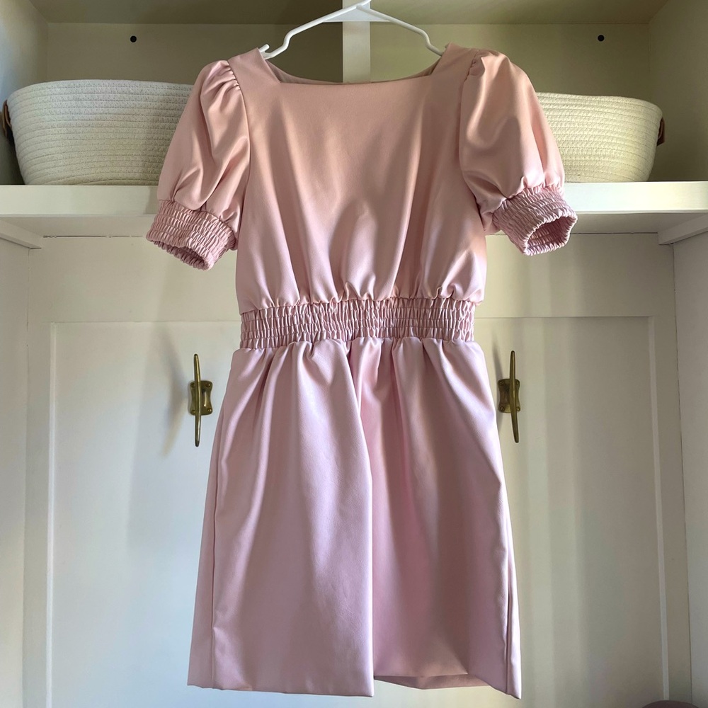 Habitual girls vegan leather dress. Size 12